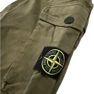 Stone Island Olive Green Cargo Pants Type SL